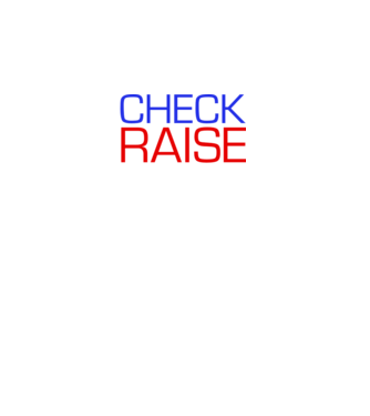 Check Raise model negru pe tricou