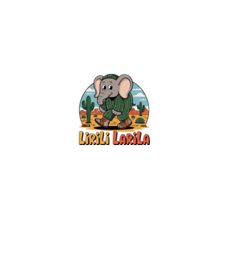Lirili Larila model negru pe tricou