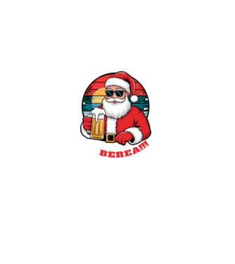 Ho ho ține mi berea! Negru model negru pe tricou