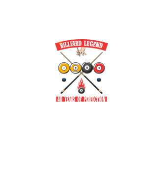 Billiard legend born in 1983 model negru pe tricou