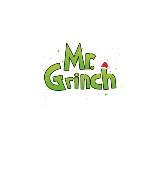 Grinch Family Mr Grinch model negru pe tricou
