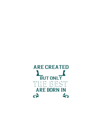 All men created equal but only the beat are born in july model albastru închis pe tricou