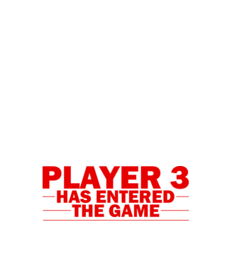 Player 3 entered the game model negru pe tricou