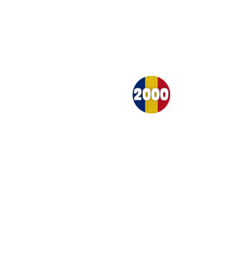 Made in 2000 model albastru jeanși pe tricou