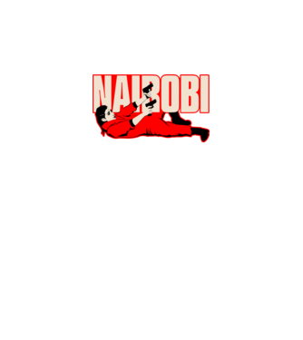 nairobi la casa de papel model verde neon pe tricou