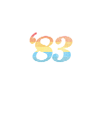 Retro Birthday 1983 model negru pe tricou
