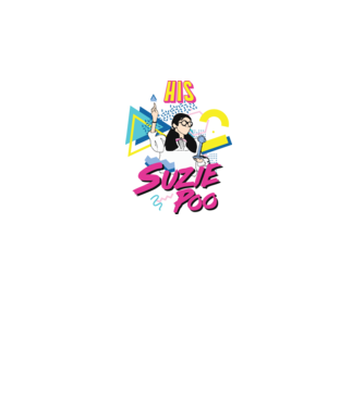 Stranger couple 80s retro Suzie model alb pe tricou