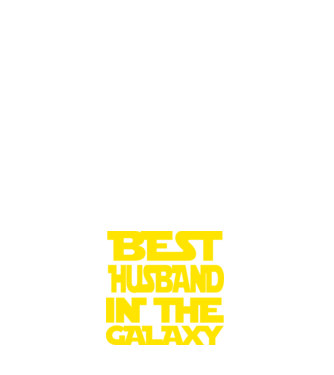 best husband in the galaxy model alb pe tricou