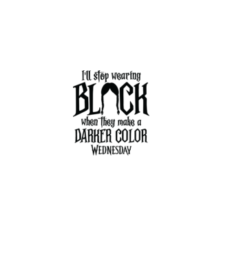  ill stop wearing black model roz deschis pe tricou