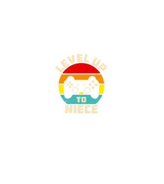 Level Up Niece model negru pe tricou