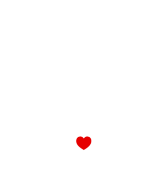 i love u model alb pe tricou