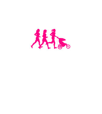 Running Mom model dusty pink pe tricou