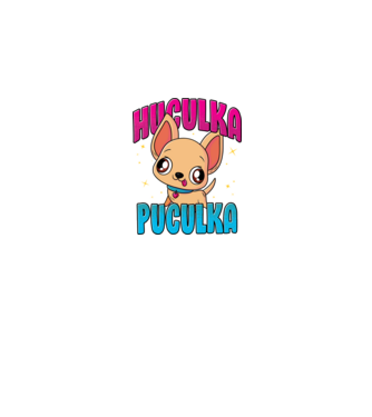 Huculka Puculka chivava model negru pe tricou