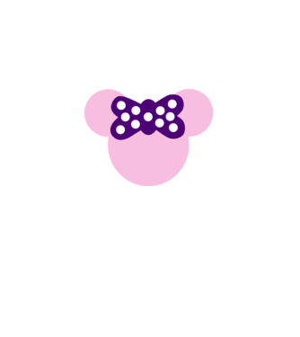 Minnie model alb pe tricou