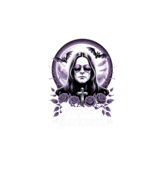 Prince of Darkness model turcoaz pe tricou