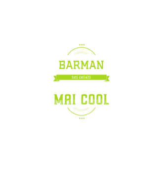 sunt barman, la fel ca toți ceilalți, dar mult mai cool model negru pe tricou