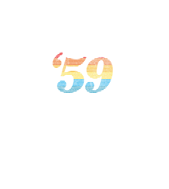 Retro Birthday 1959 model negru pe tricou