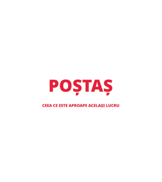 Supererou poştaş model negru pe tricou