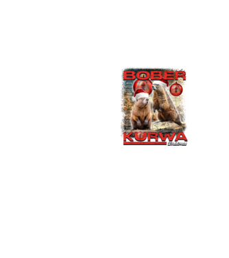 Bober kurwa christmas universe model galben neon pe tricou
