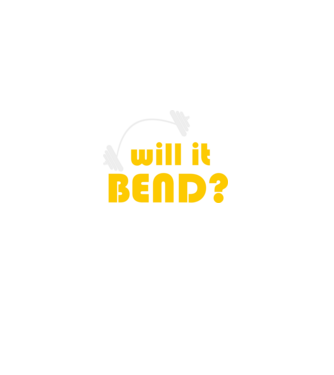 Will it bend model negru pe tricou