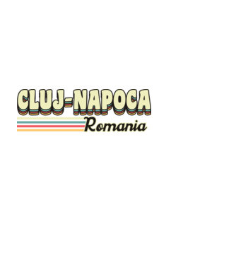 România Cluj-Napoca model negru pe tricou