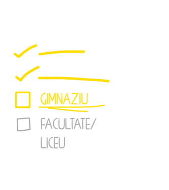 Cheklist educație - Școala primară negru model negru pe tricou