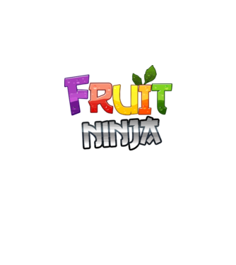 Fruit Ninja model alb pe tricou