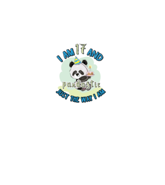 PANDASTIC 17 model alb pe tricou