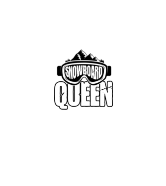 snowboard queen 01 model albastru jeanși pe tricou