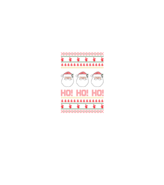 Ho-Ho-Ho model negru pe tricou