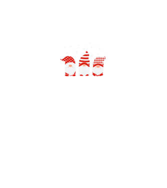 Xmas gnomes model negru pe tricou