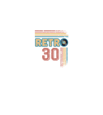 Retro 30 Birthday model gri pe tricou