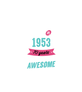 MADE IN 1953 model negru pe tricou