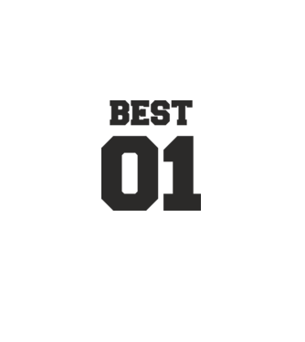 Best 01 model alb pe tricou