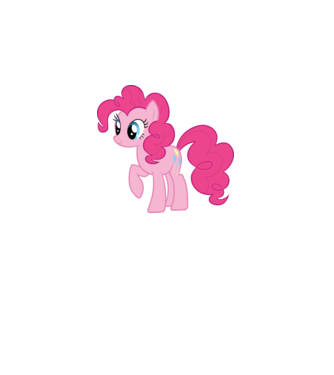 Pinkie Pie model dusty pink pe tricou