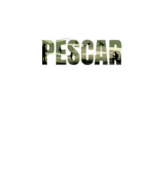 PESCAR model turcoaz pe tricou