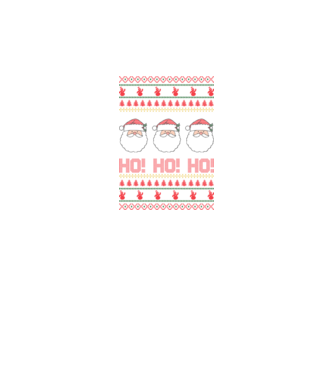Ho-Ho-Ho model negru pe tricou