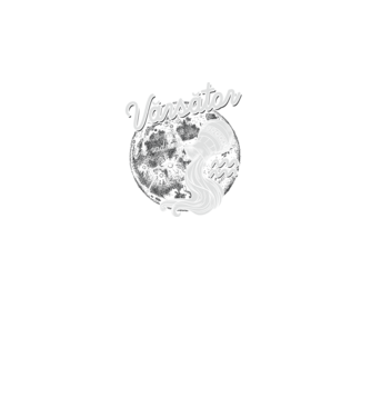 Zodiac bărbat VĂRSĂTOR retro model negru pe tricou