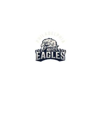 Philadelphia Eagles model gri pe tricou
