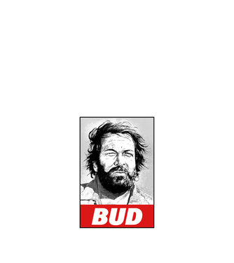 Bud Spencer halftone model nisipiu pe tricou
