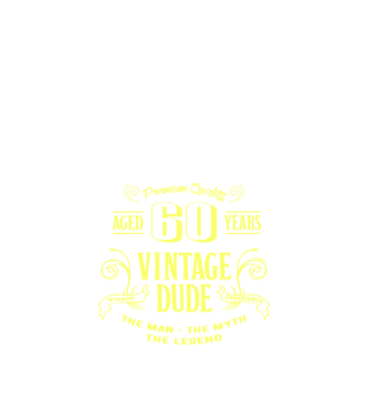 Vintage Dude - 60 model roșu pe tricou