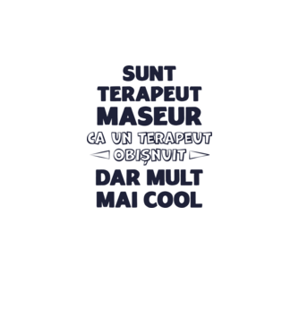 sunt terapeut maseur, ca un terapeut obișnuit, dar mult mai cool model galben neon pe tricou