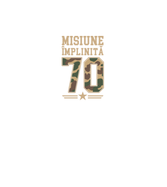 Misiune împlinită 70 model verde neon pe tricou