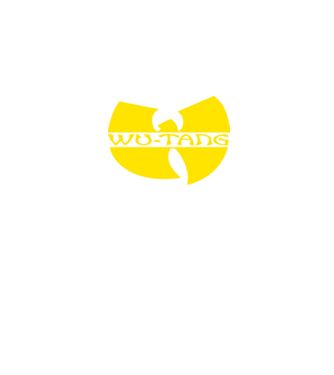 wu tang logo model negru pe tricou