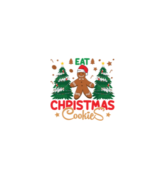 Life is short - eat christmas cookies model  pe tricou