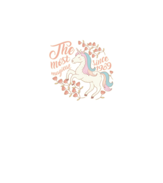 The most magical unicorn 1989 model alb pe tricou