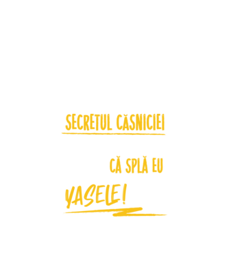 Secretul căsniciei sănătoase model negru pe tricou