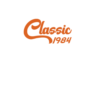 1984 Classic model alb pe tricou