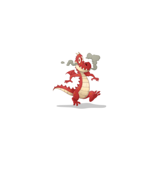 Dragon model gri pe tricou