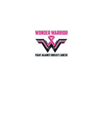 WONDER WARRIOR model alb pe tricou